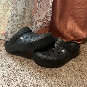 Sparkly Crocs